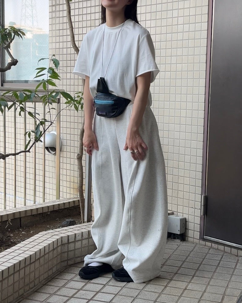 [5/21new]Cutoff Linen Tee  white  6月上旬〜下旬入荷