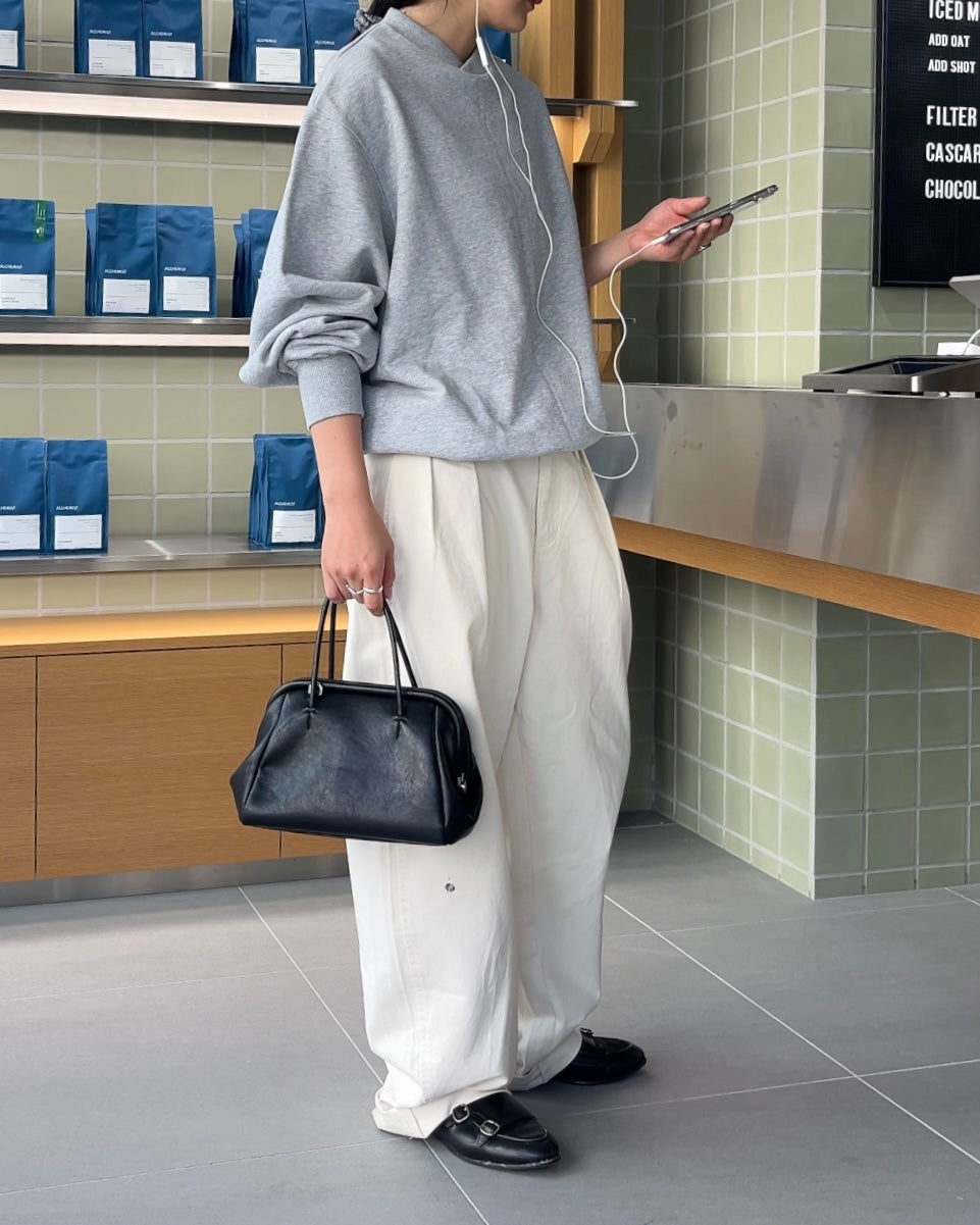 [9/18new][予約]Cotton Wide-Leg Pants 10月初旬～中旬入荷
