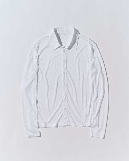 [9/4new]Airy Light Shirt white