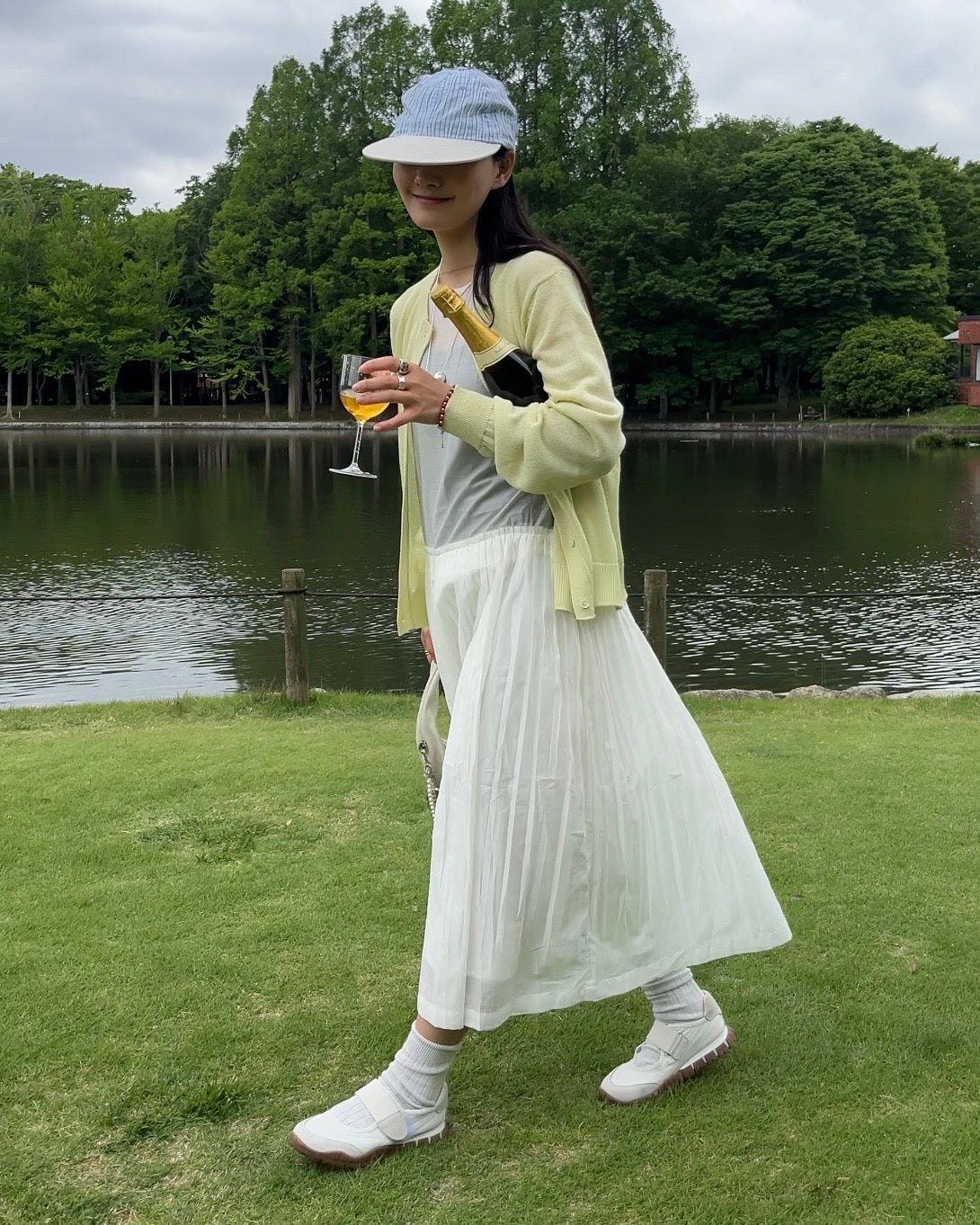 ［6/11new］Belt Fit Shoes white