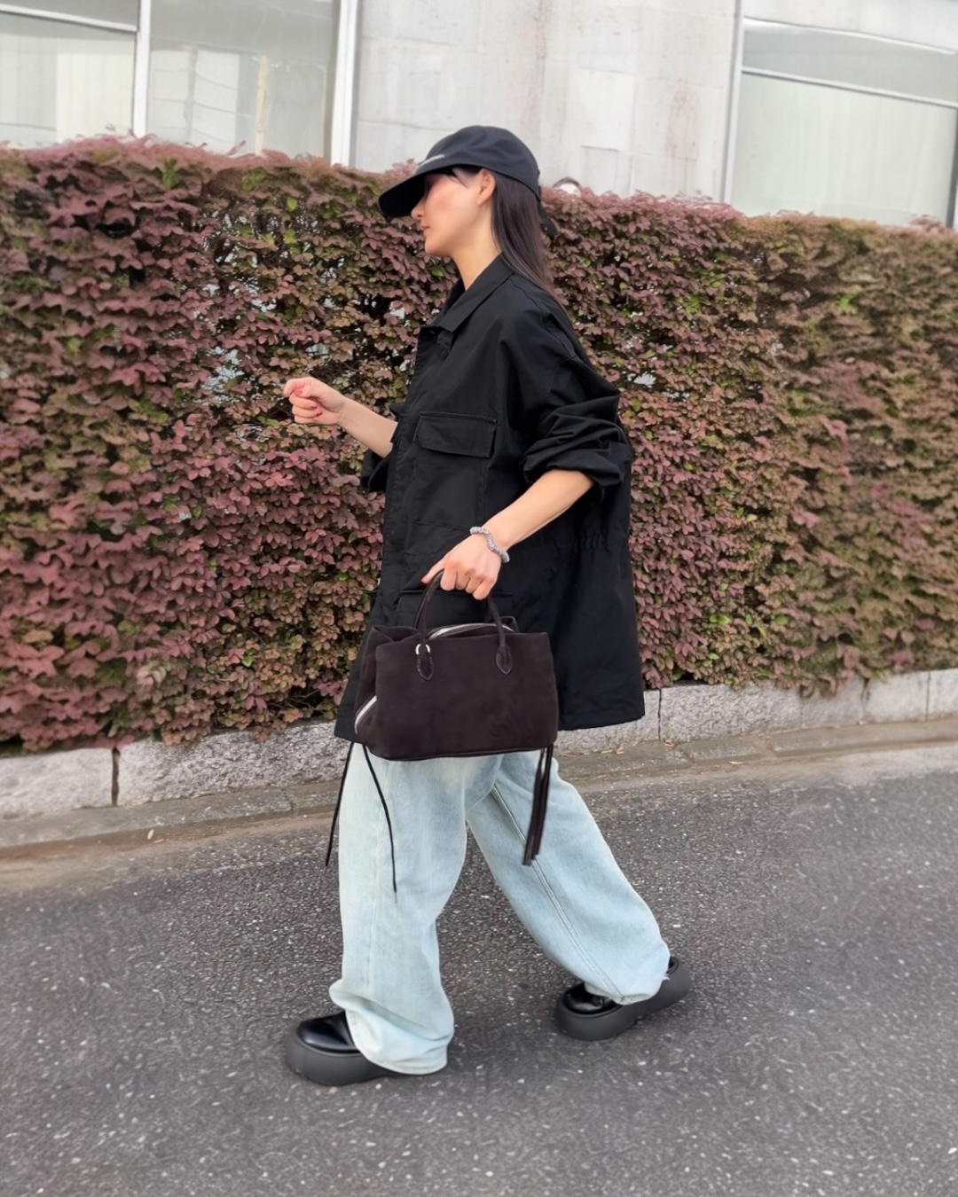 curve lose wide denim