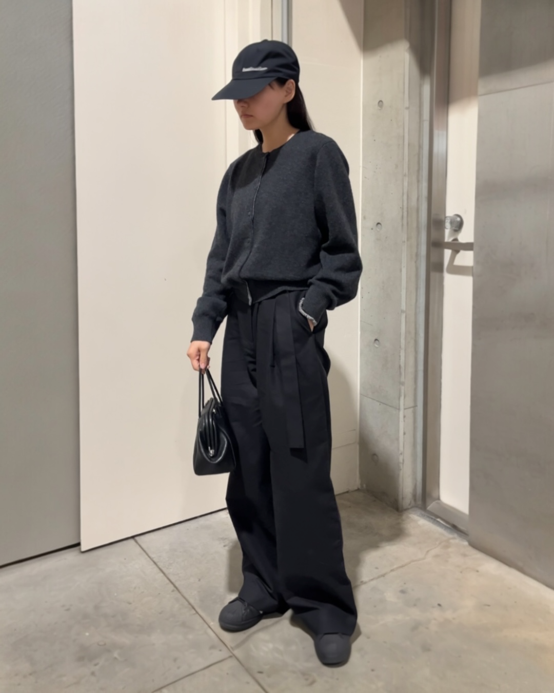 パンツ yuu2335 10/23new]Belt Detail Wide Pants black – A.subjjject