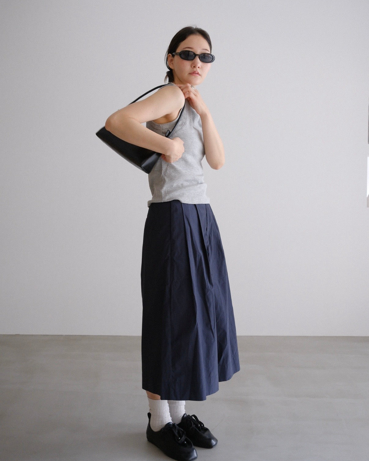[7/16new]fat Tank Top gray