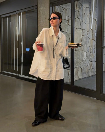 [9/17new] after hours pants black  10月中旬～下旬入荷