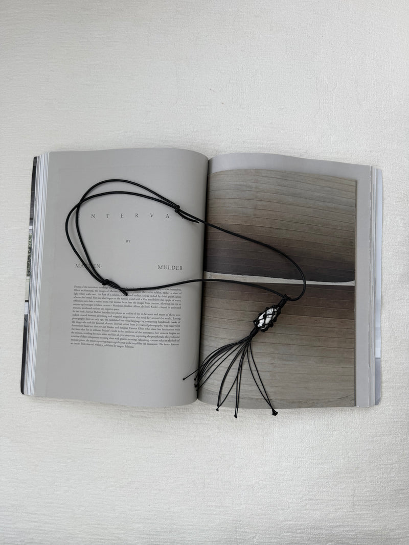 [9/17new] macramé stone necklace 10月中旬～下旬入荷