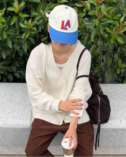 Pure Wool Relax Cardigan white