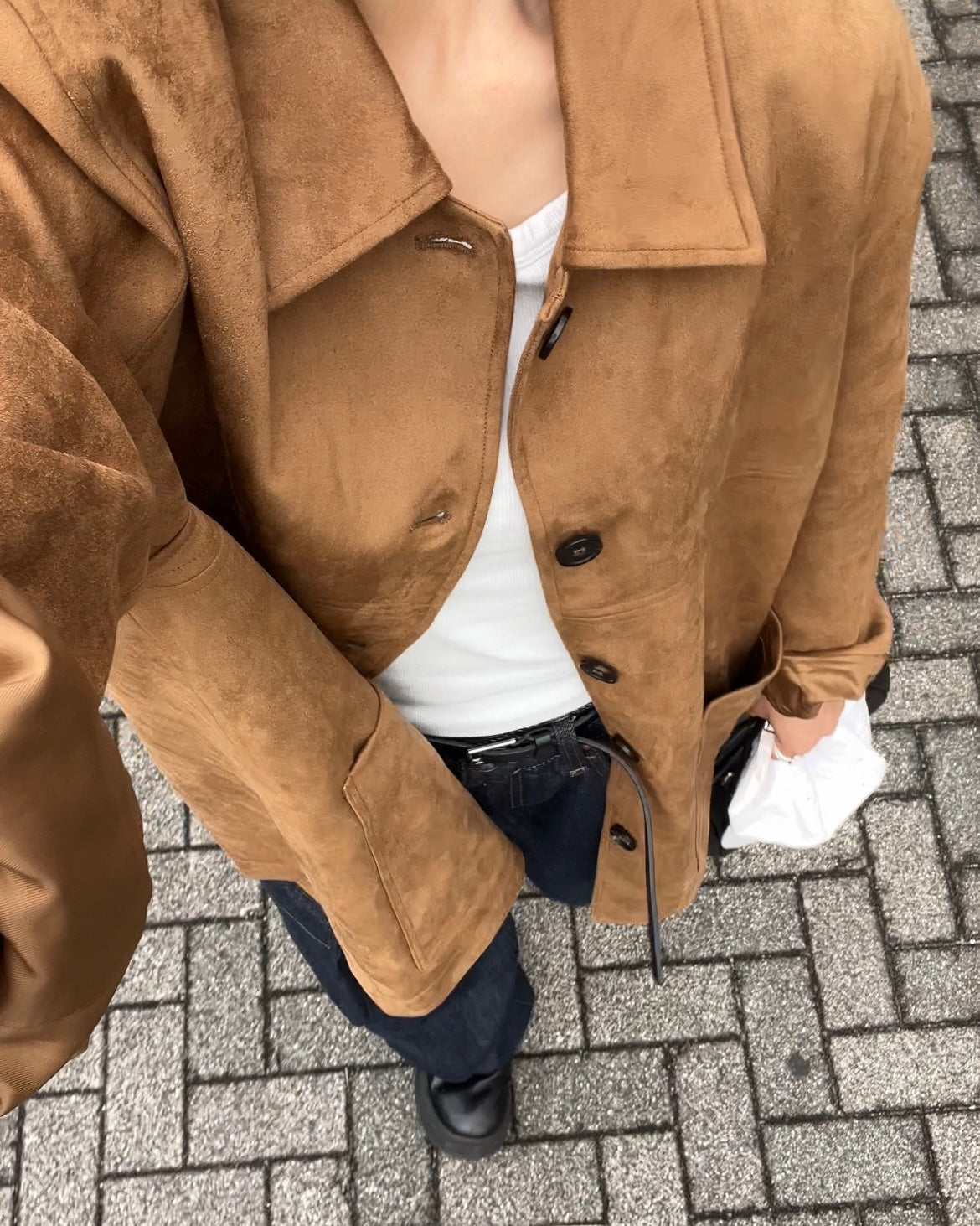 Suede Touch Box Jacket