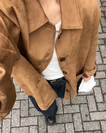 Suede Touch Box Jacket