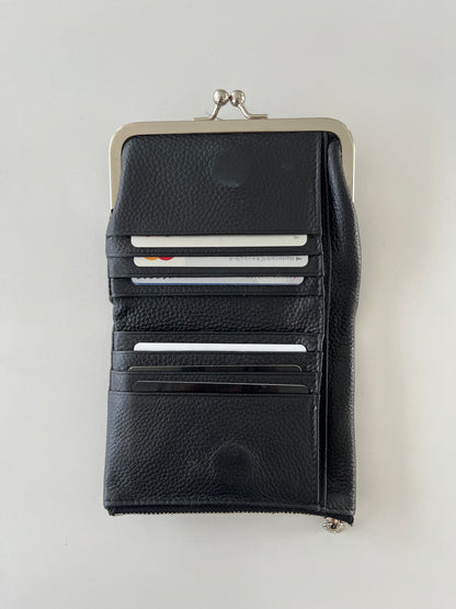[7/23 new]Soft Leather Frame Wallet