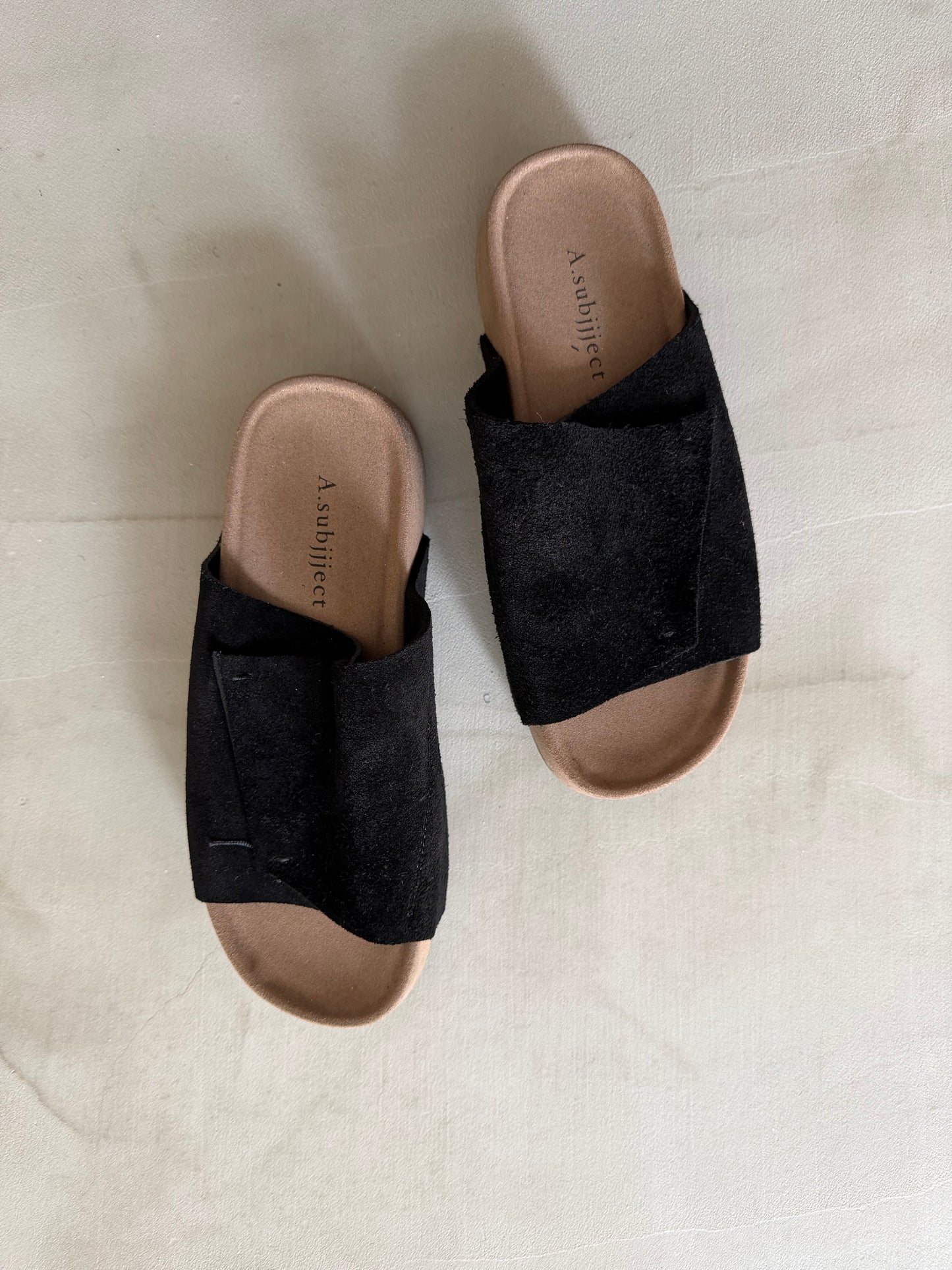 ［8/13new］Suede Leather sandal