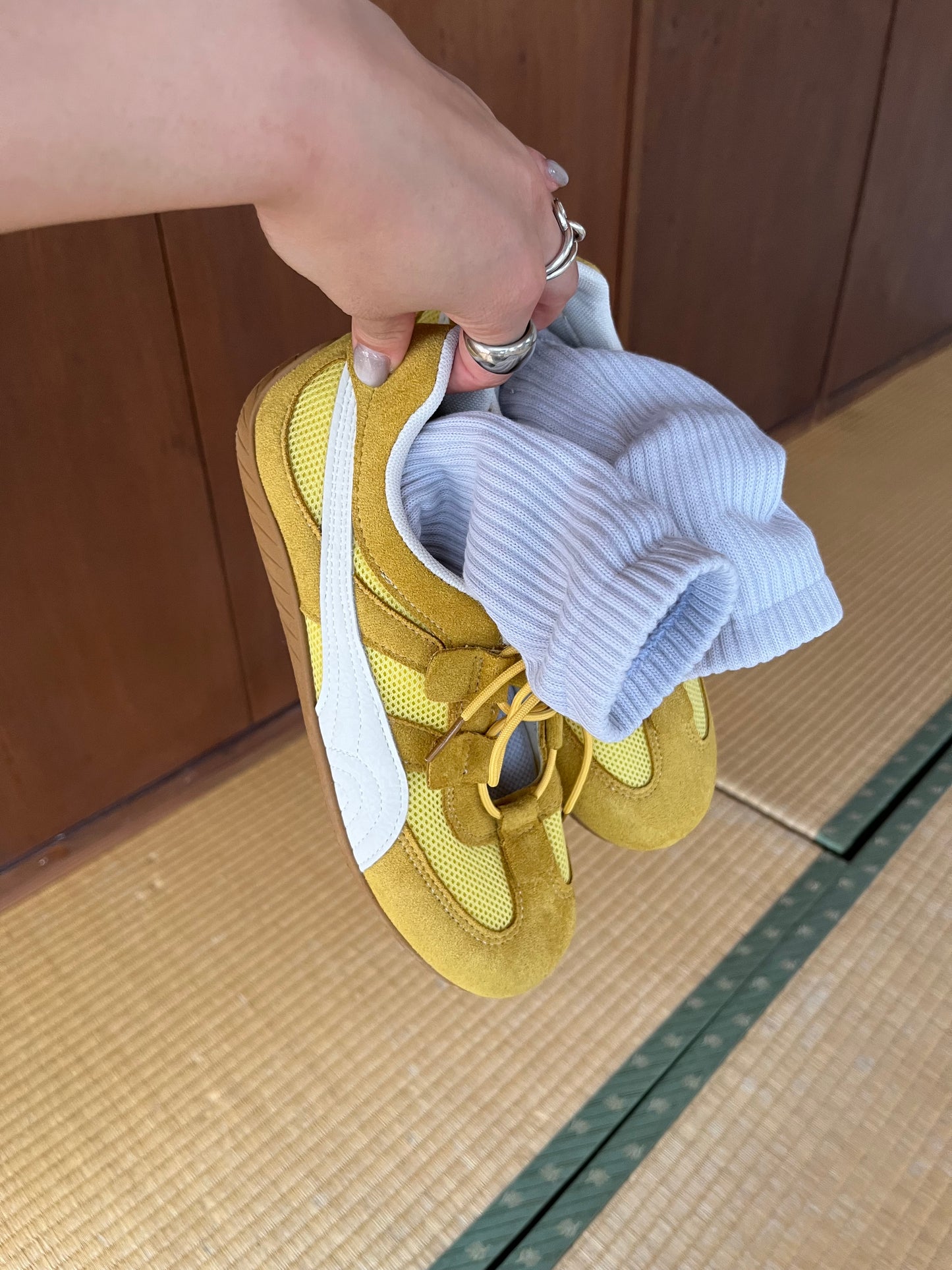 [8/28new][予約] Ballet Line Sneakers yellow 9月下旬入荷予定