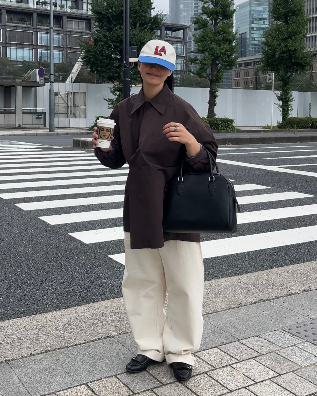 Boston Leather Dome Bag