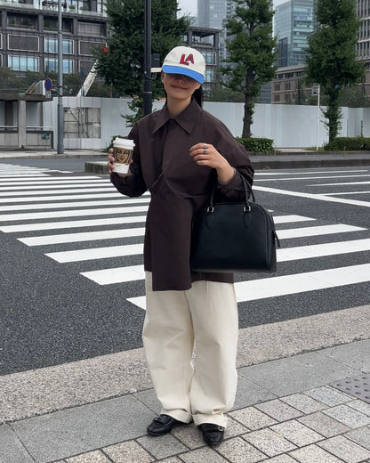 Boston Leather Dome Bag