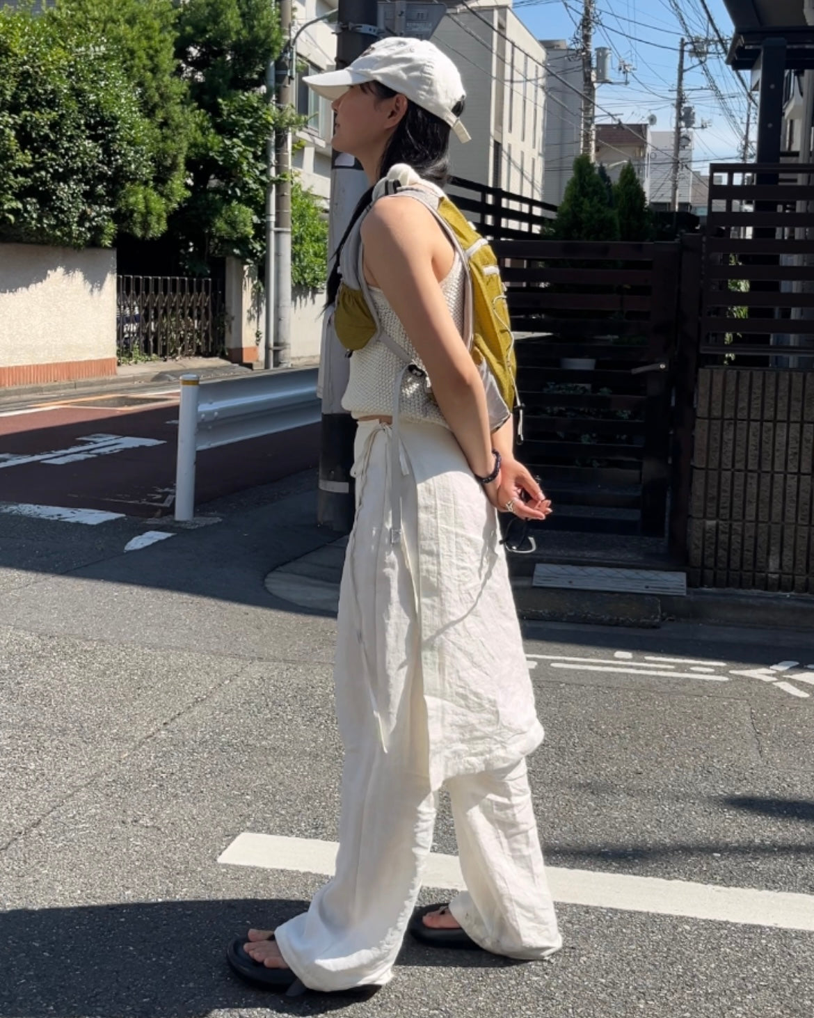 [予約]west loop lap pants ivory 9月下旬～10月初旬