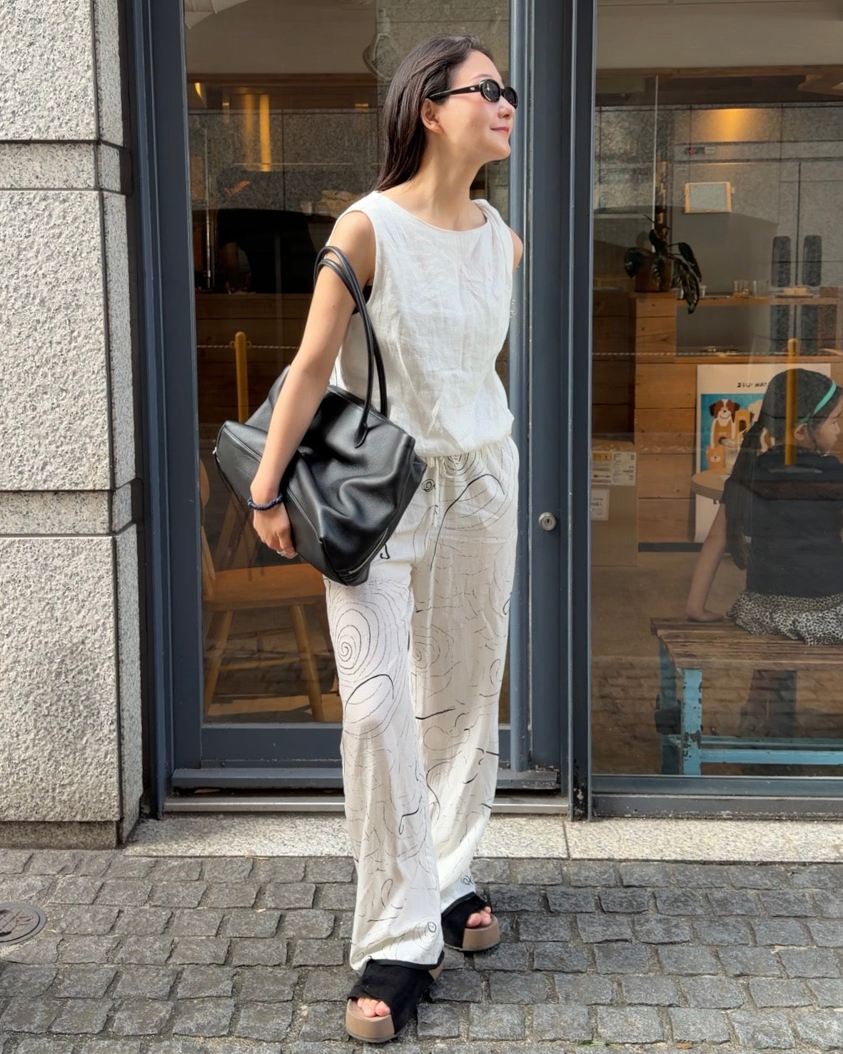 [8/13new]Sketch linen pants
