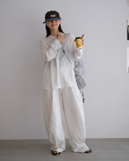 [7/9new]natural sheer long sleeve