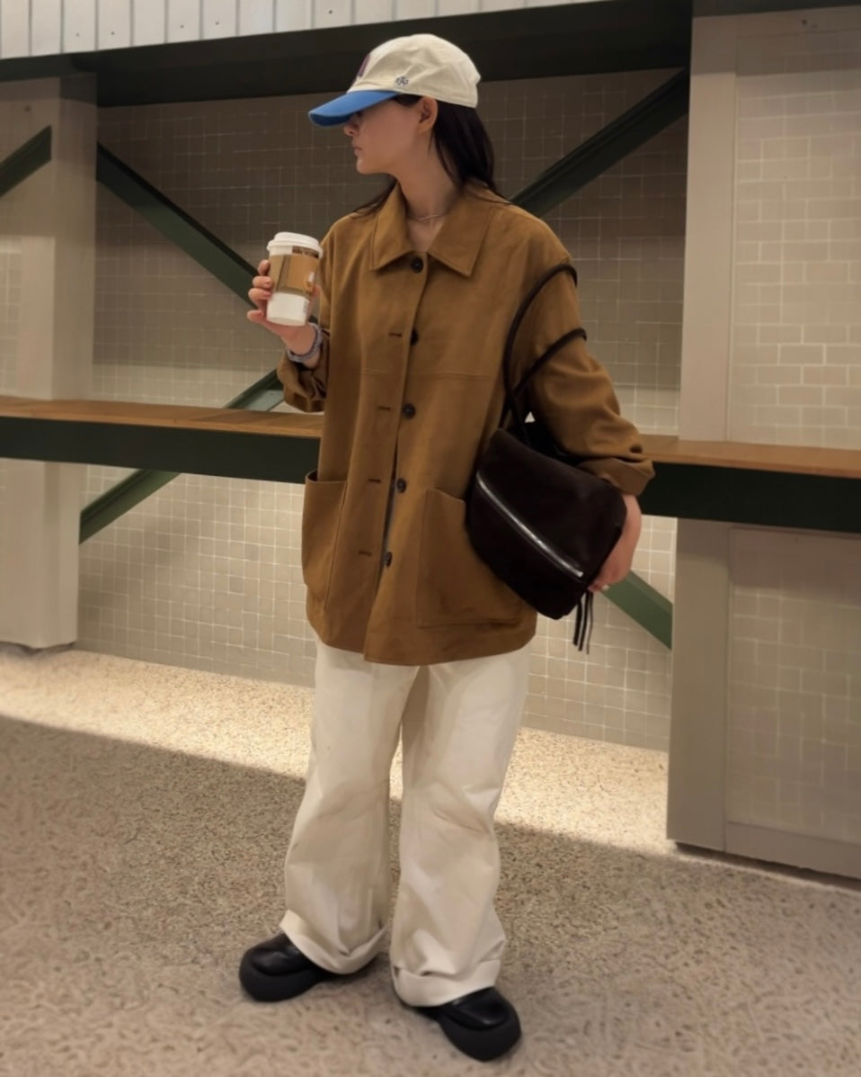 Suede Touch Box Jacket