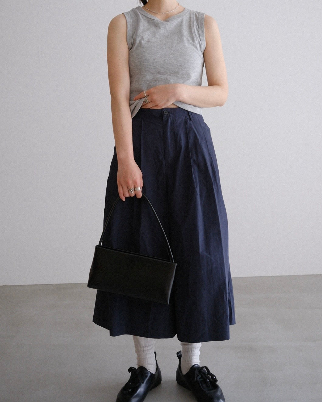 [7/16new]fat Tank Top gray