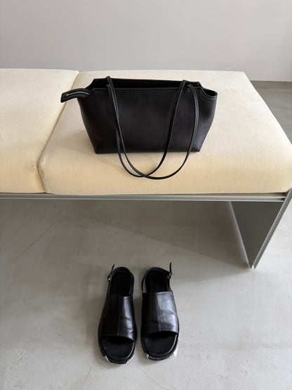 [7/23new]Smooth mini Boston Bag black