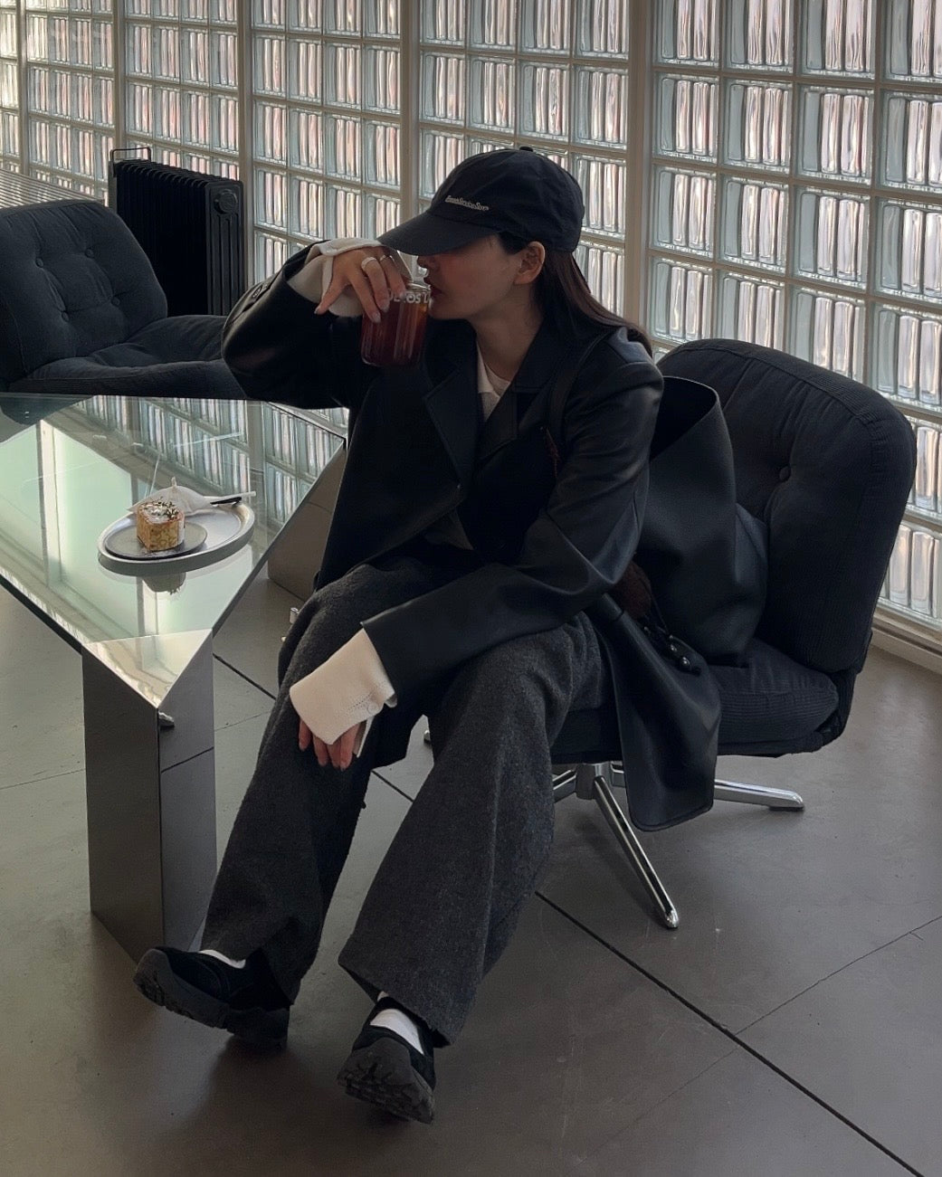 [2/12new]Soft Leather Mary Jane Shoes