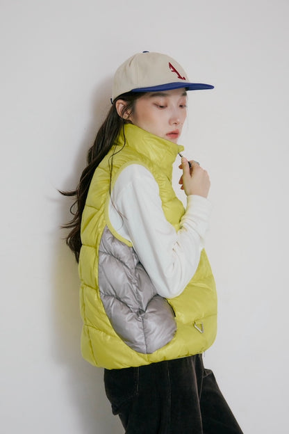 [10/22new] glossy padded vest YW