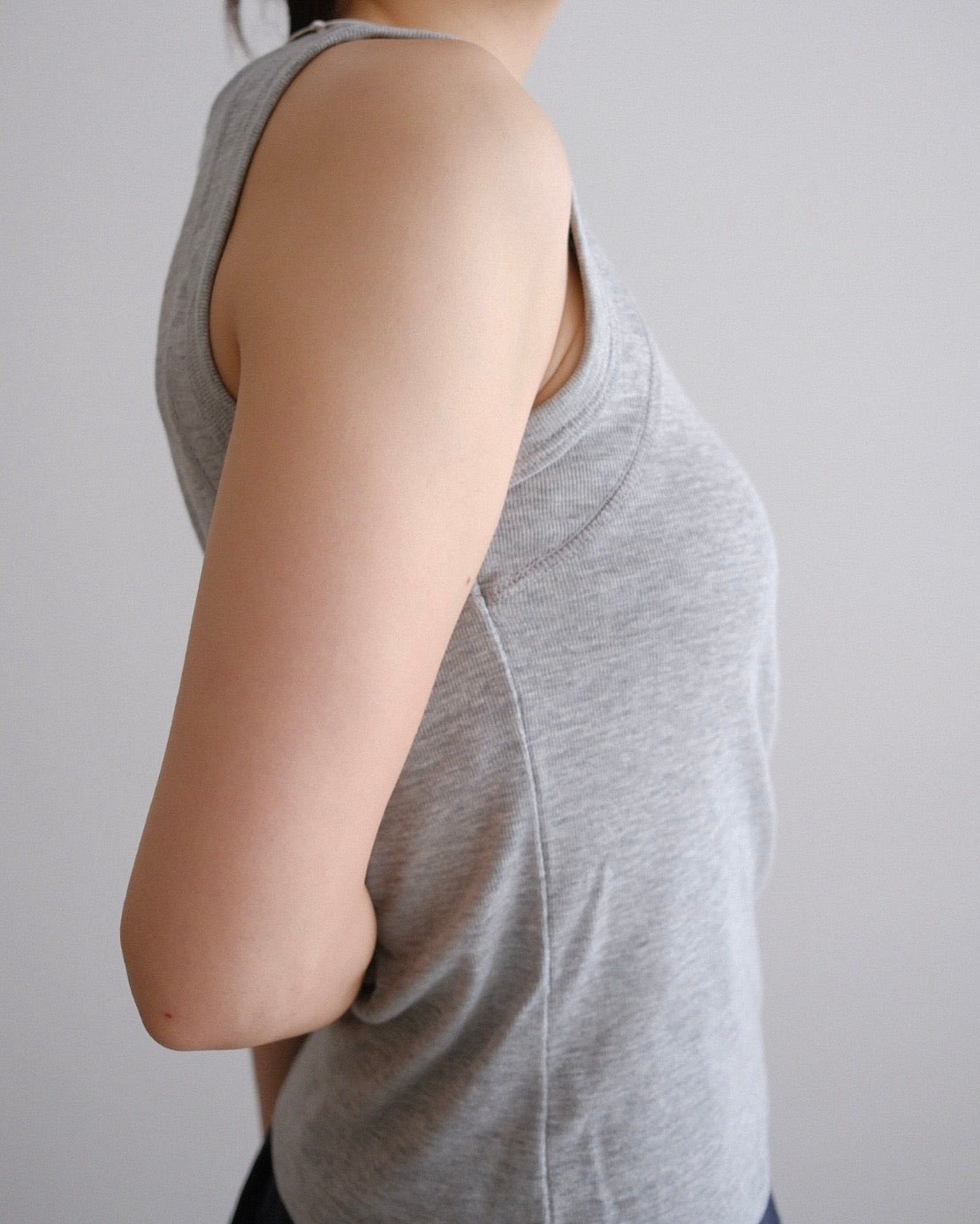 [7/16new]fat Tank Top gray