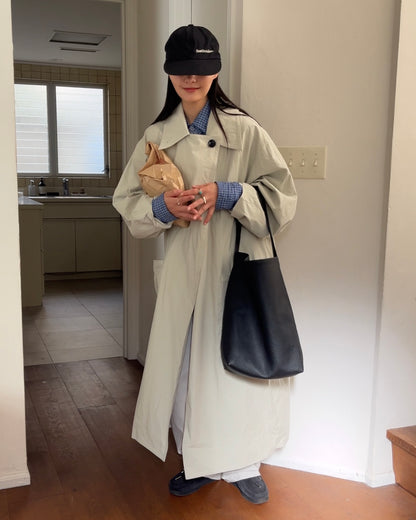 [再入荷調整中] Curve Leather Bucket Bag