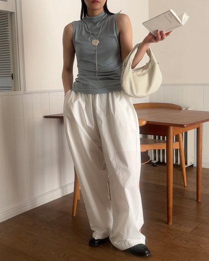 [4/16 new]Easy Form Pants  white 5月初旬入荷分