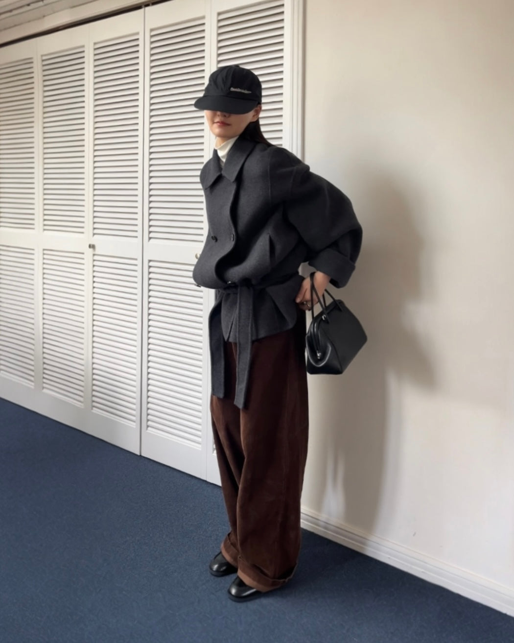 Drape Wool P-Coat gray – A.subjjject