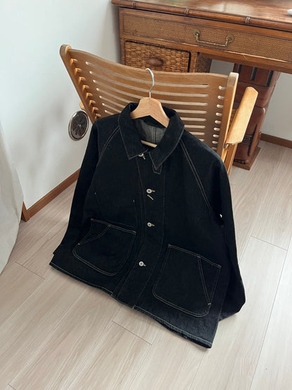 Denim Work Coverall Jacket