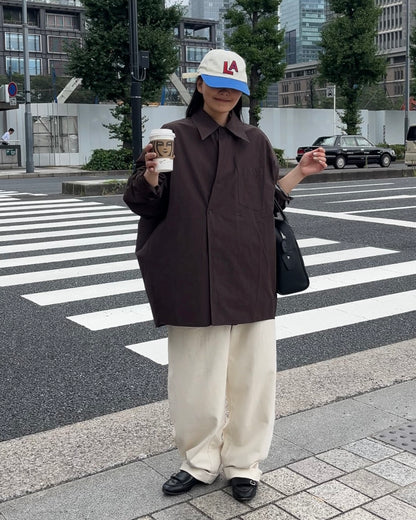 [9/18new][予約]Cotton Wide-Leg Pants 10月初旬～中旬入荷