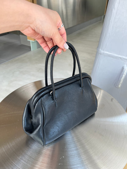 [9/14restock][予約]minimal Leather 2way Bag black 9月下旬～10月初旬入荷