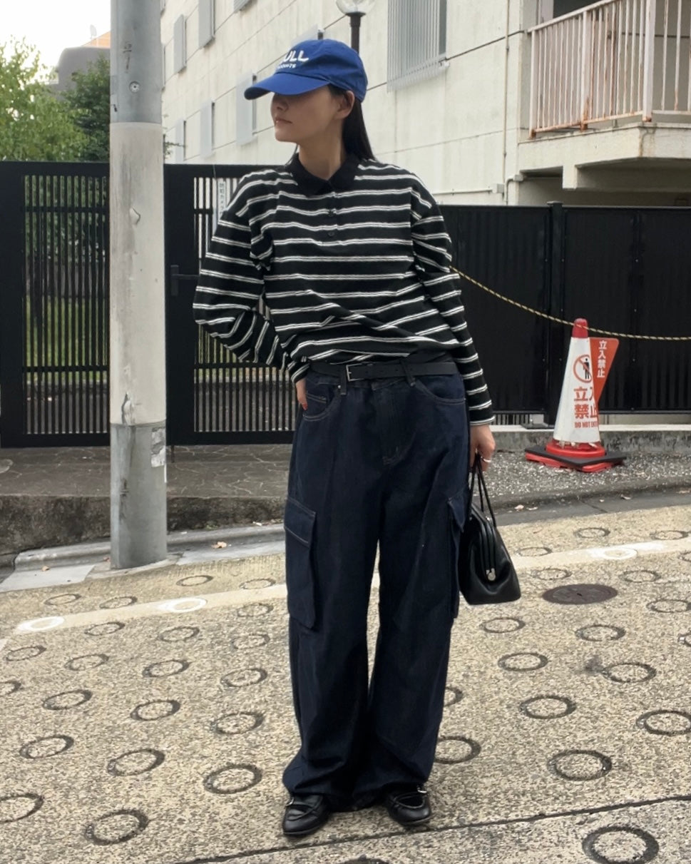 [9/25new] Cargo Work Denim