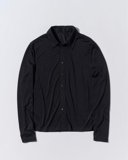 [9/4new]Airy Light Shirt black