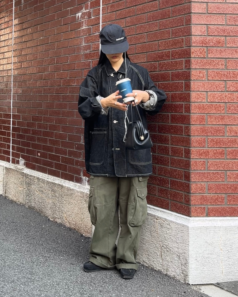 Denim Work Coverall Jacket