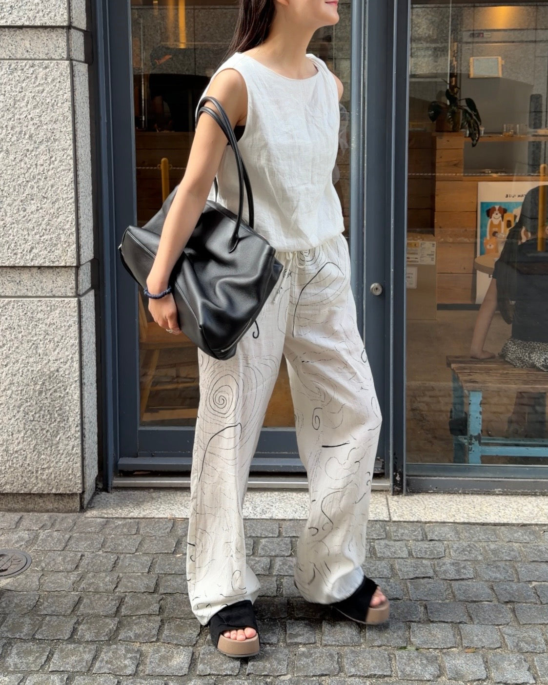[8/13new]Sketch linen pants