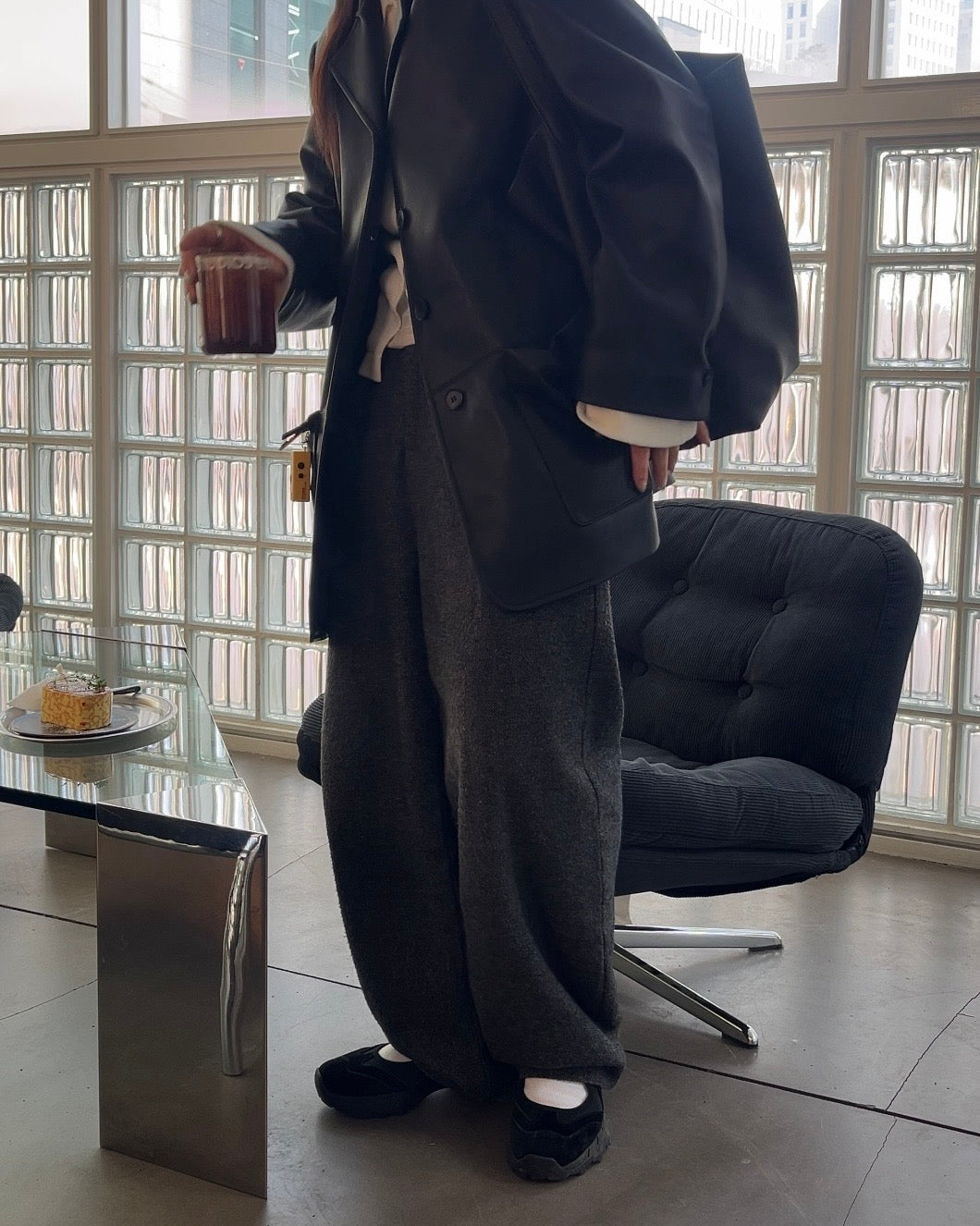 [2/12new]Soft Leather Mary Jane Shoes