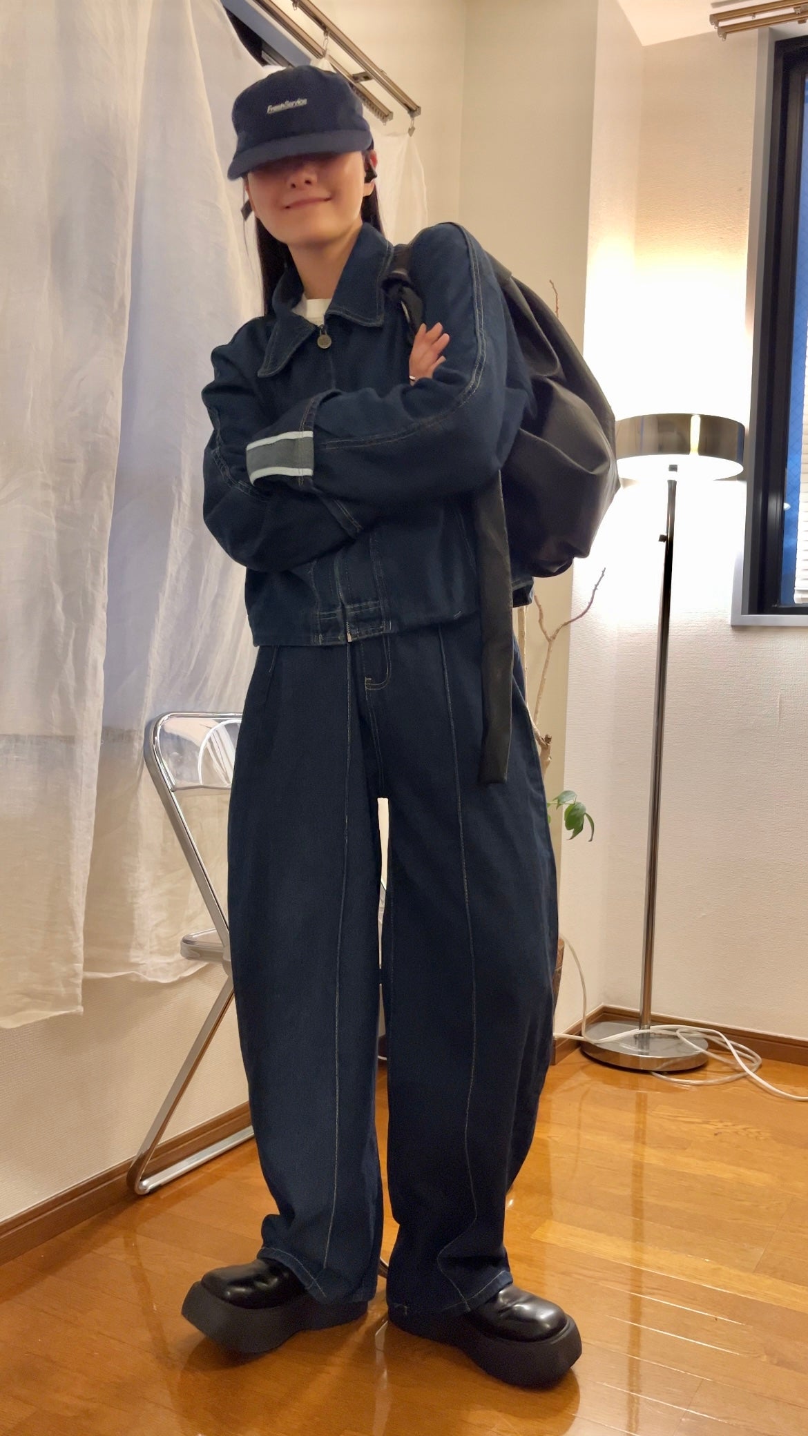 2way croissant shoulder bag black