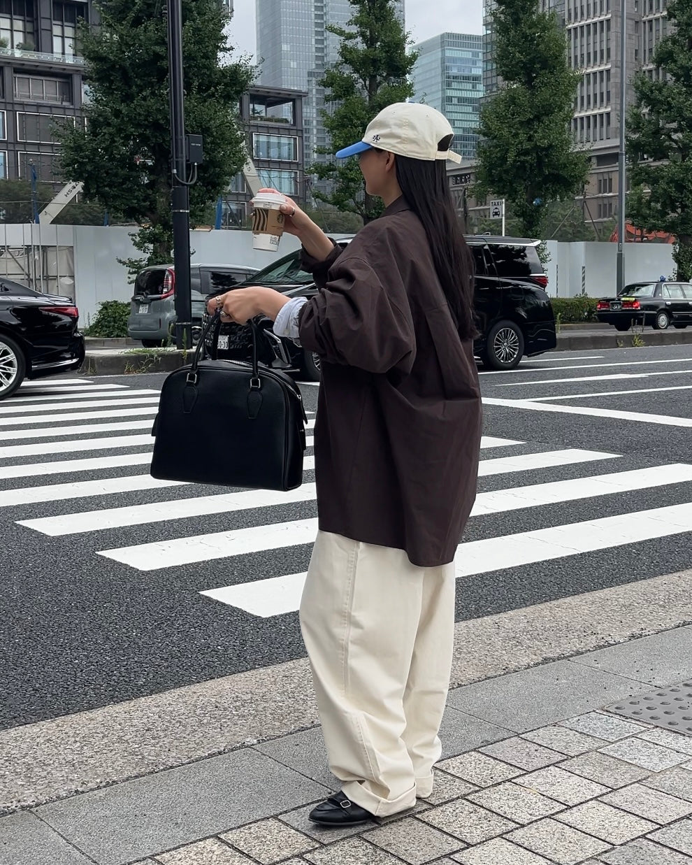 [9/18new][予約]Cotton Wide-Leg Pants 10月初旬～中旬入荷