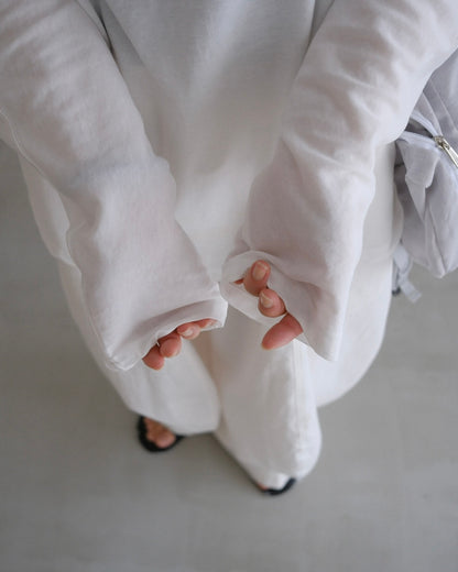 [7/9new]natural sheer long sleeve