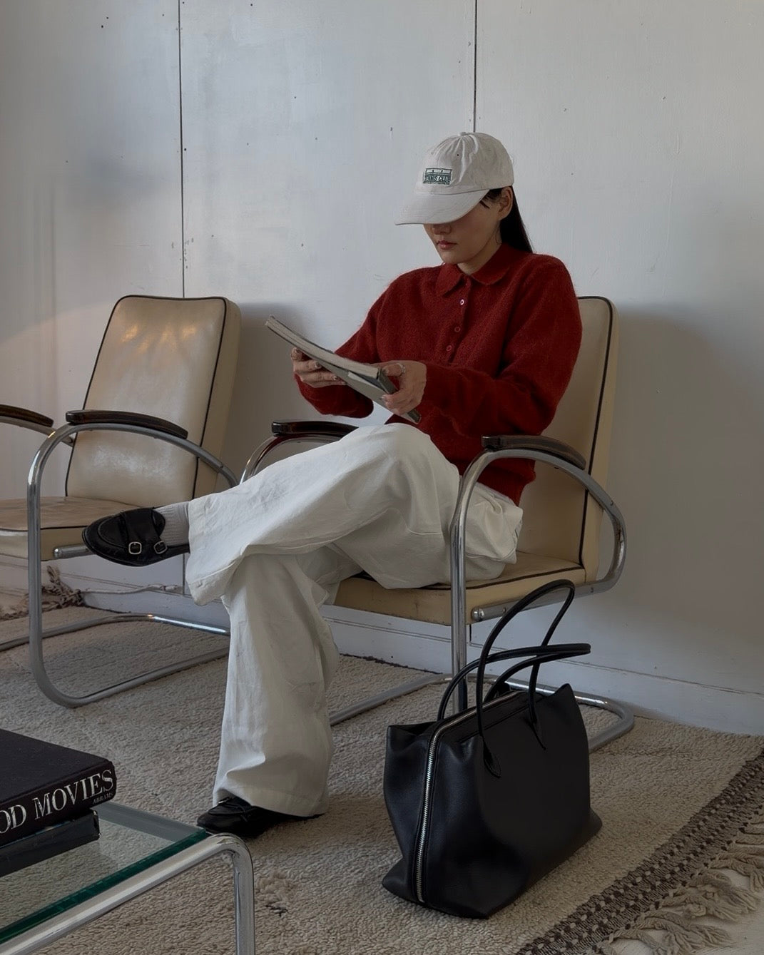 [2/12new] Cotton Wide Balance Pants