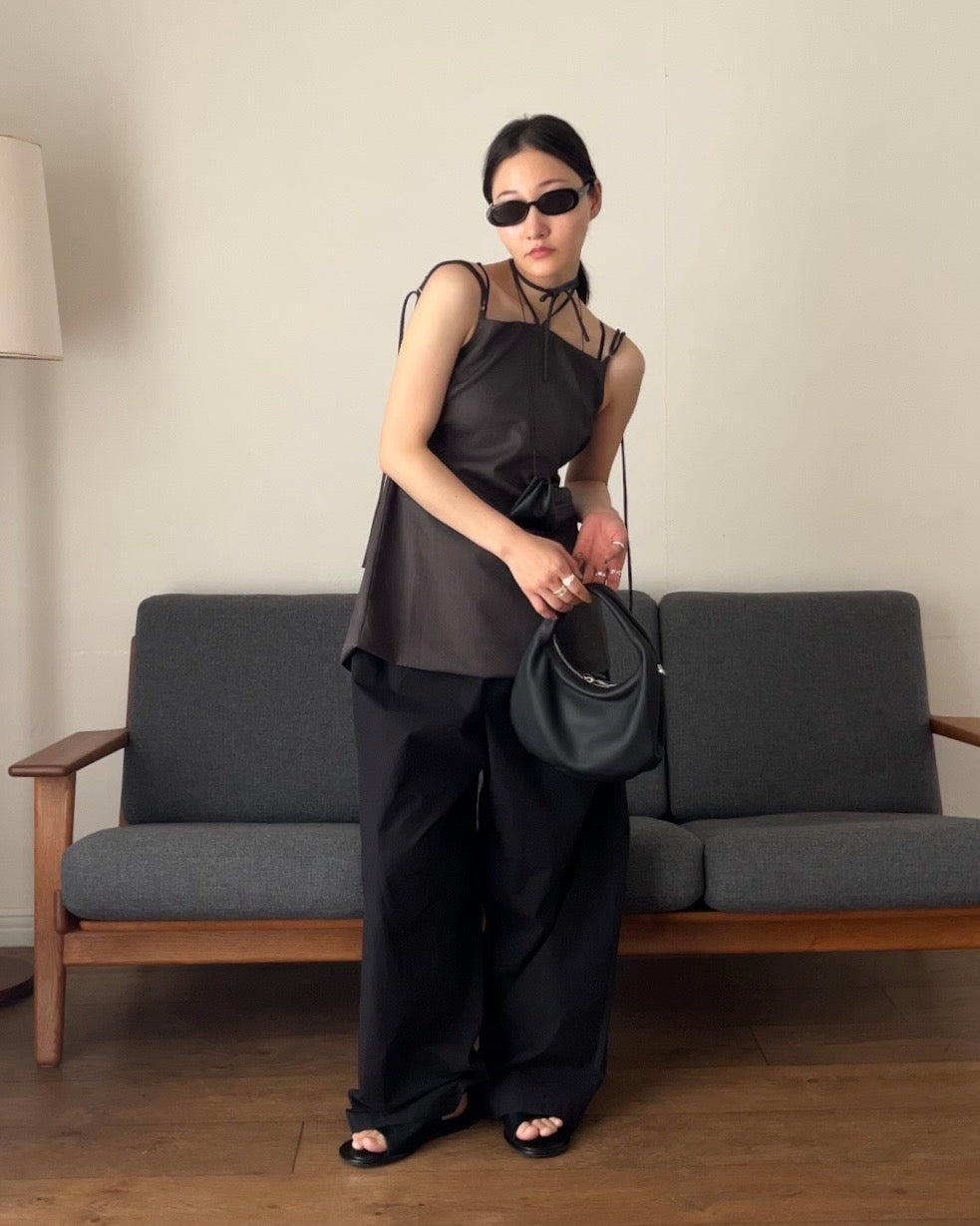 [4/16 new]Easy Form Pants  black 5月初旬入荷分