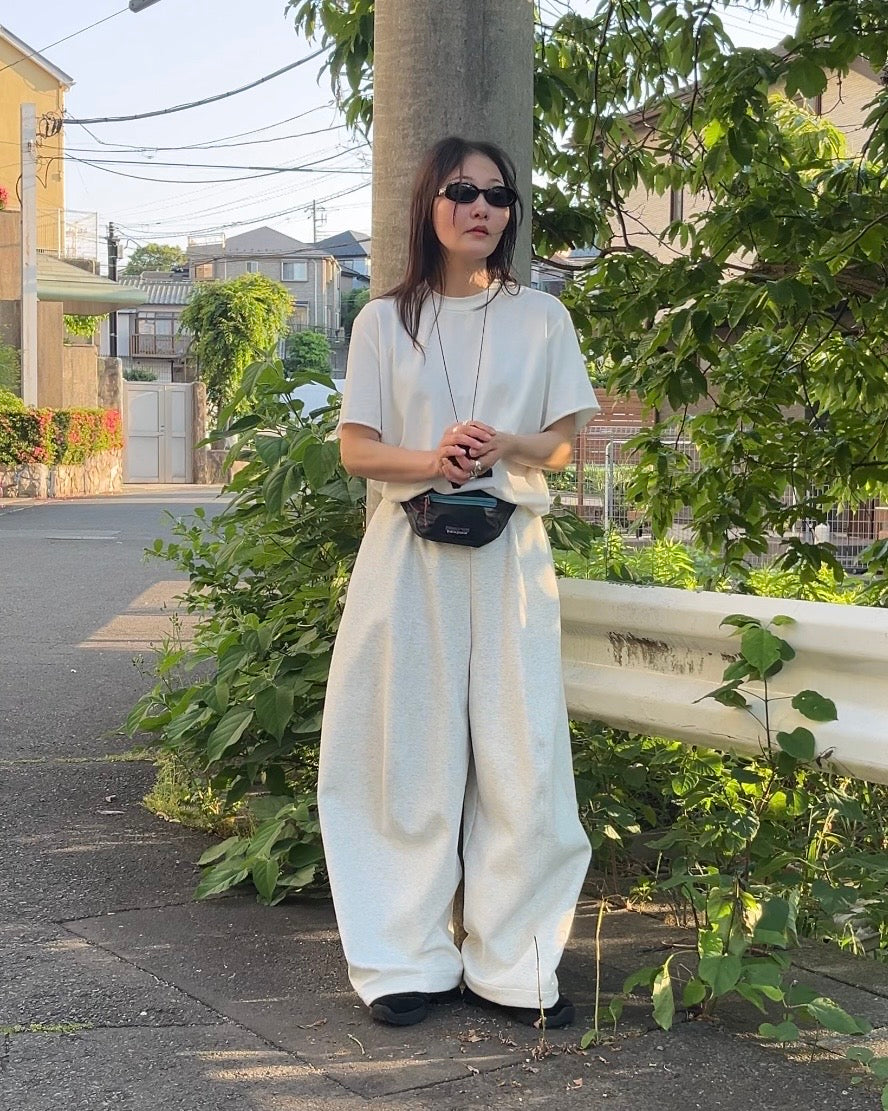 [5/21new]Cutoff Linen Tee  white  6月上旬〜下旬入荷
