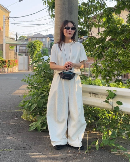 [5/21new]Cutoff Linen Tee  white  6月上旬〜下旬入荷