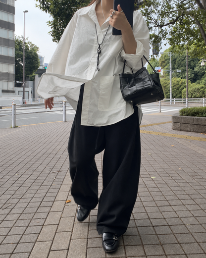 [9/17new] after hours pants black  10月中旬～下旬入荷