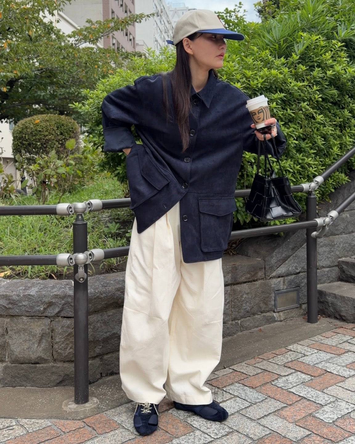 [10/1new] back tie suede jacket NV  11月初旬～中旬入荷