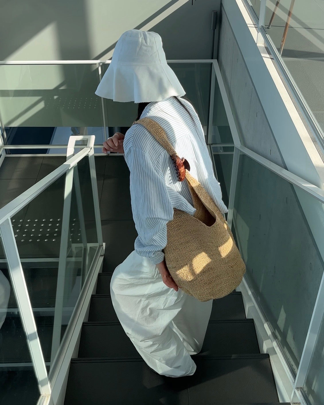 [4/16 new]Easy Form Pants  white 5月初旬入荷分