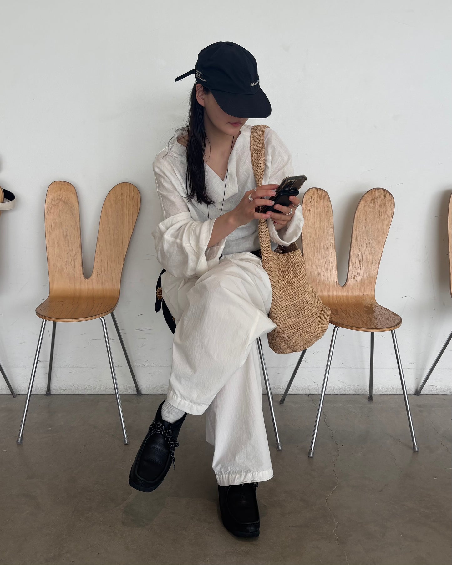 [4/23new]Linen Drape Airy Blouse
