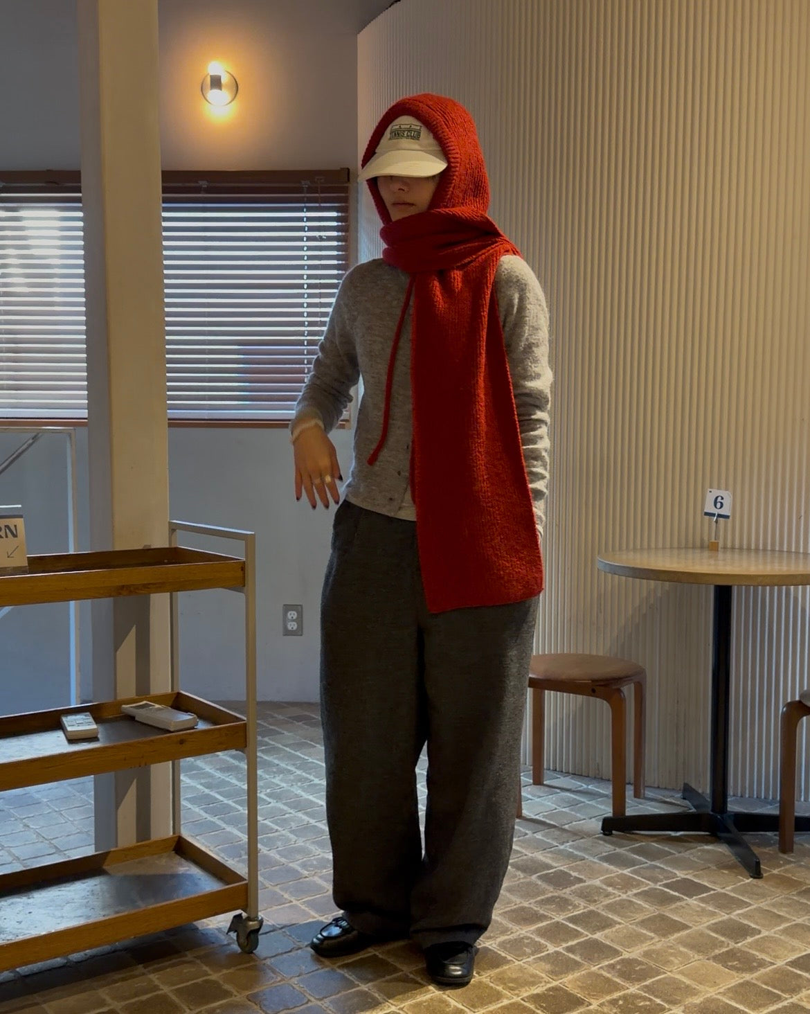 Half-Wool tweed Pants