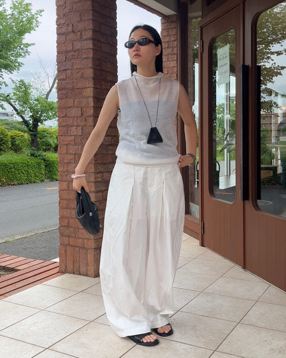 [6/4new]Dry Touch Knit white